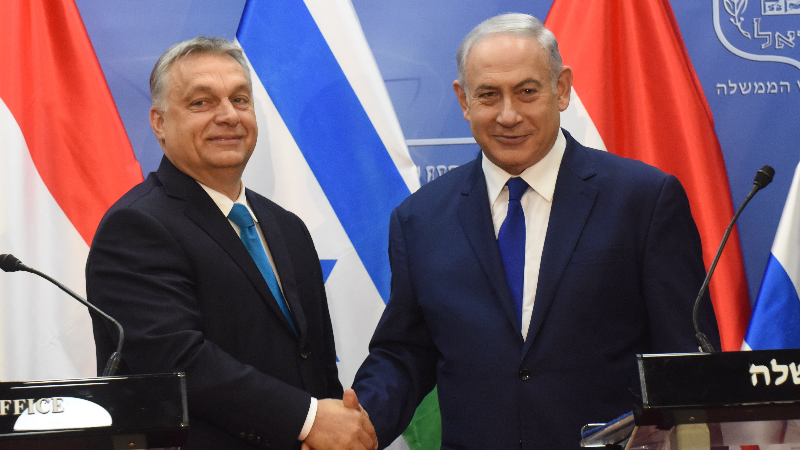 Macaristan Başbakanı Orban'dan Netanyahu'ya destek