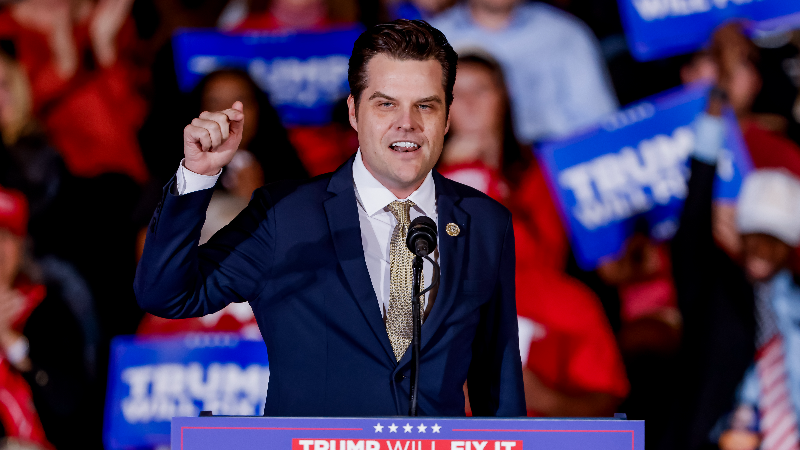 Trump’ın Adalet Bakanı adayı Matt Gaetz adaylıktan çekildi