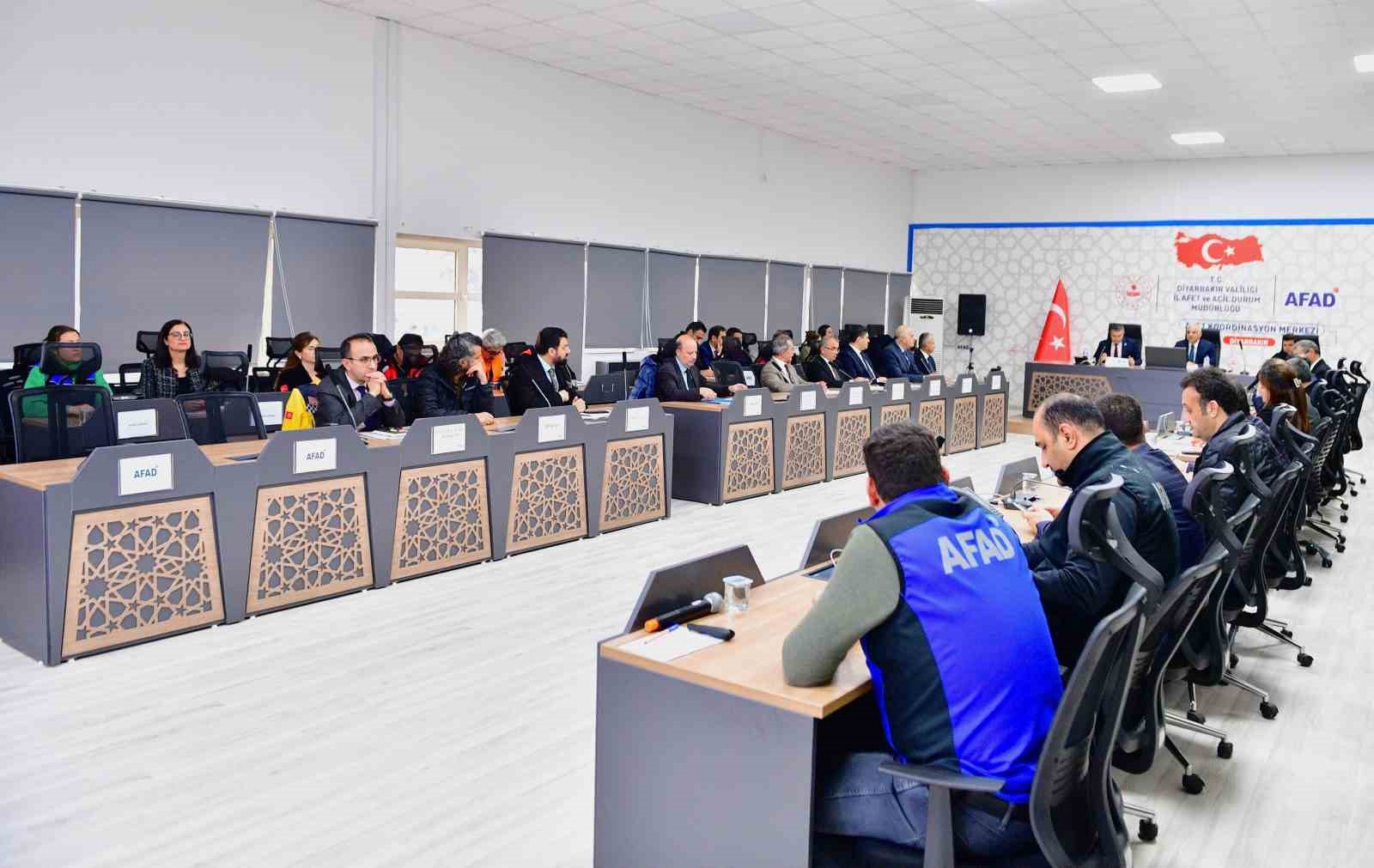 Diyarbakır’da "afet risk azaltma planı toplantısı" düzenlendi
