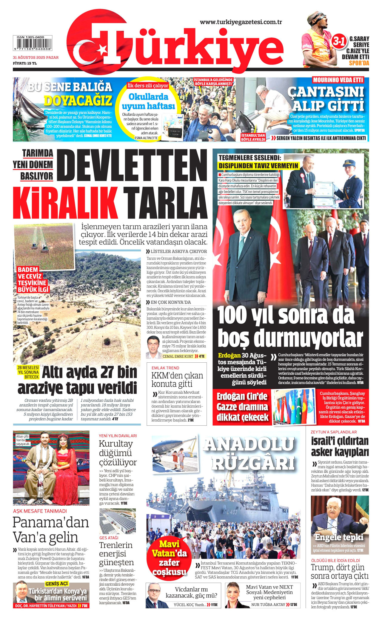 TÜRKİYE GAZETESİ
