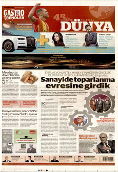 DÜNYA Gazetesi - Habercode Haber Yazılımı