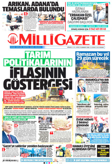 MİLLİ GAZETE Gazetesi - Habercode Haber Yazılımı