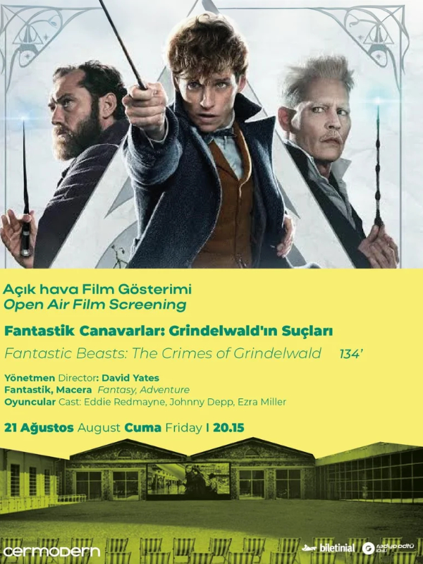 Açık Hava Film Gösterimi: Fantastik Canavarlar: Grindelwald'ın Suçları - Habercode Haber Yazılımı