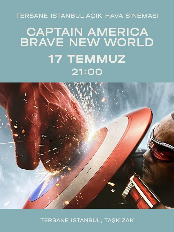 Tersane Açıkhava Sineması: Captain America: Brave New World/ Kaptan Amerika: Cesur Yeni Dünya - Habercode Haber Yazılımı