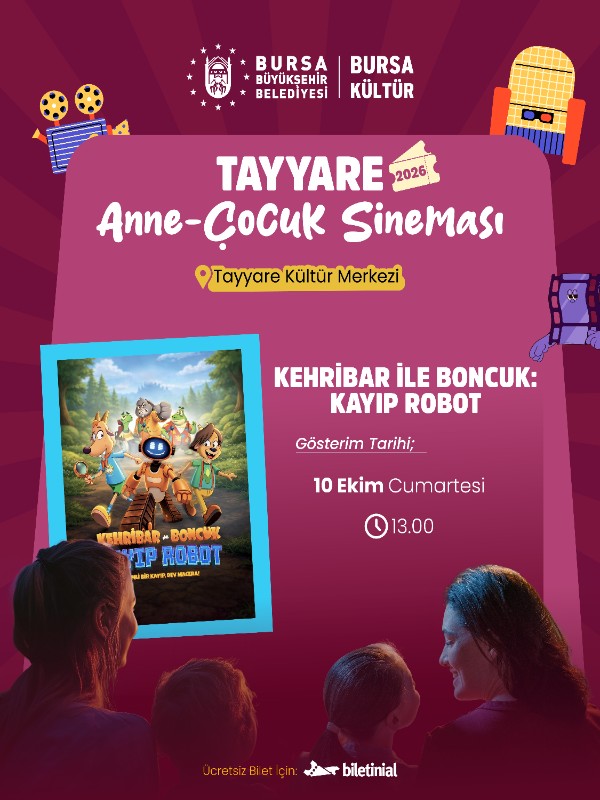 Kehribar ile Boncuk: Kayıp Robot – Tayyare Anne-Çocuk Sineması - Habercode Haber Yazılımı