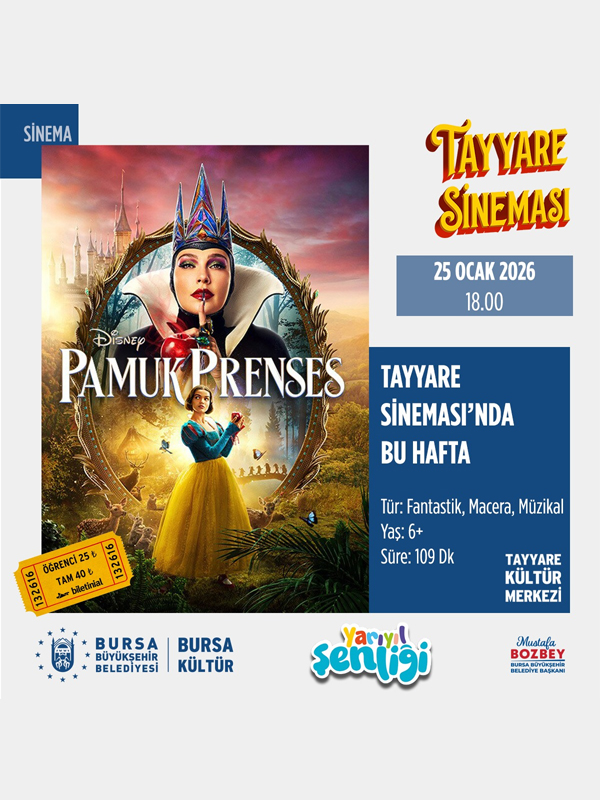 “Pamuk Prenses” Yarıyıl Şenliği Sinema Gösterimi - Habercode Haber Yazılımı