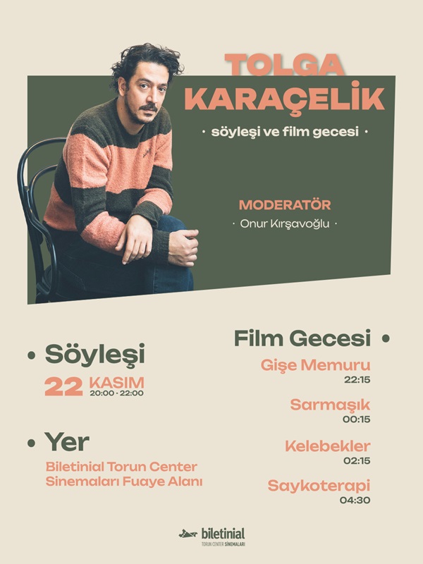 Tolga Karaçelik Söyleşisi ve Film Gecesi - Habercode Haber Yazılımı
